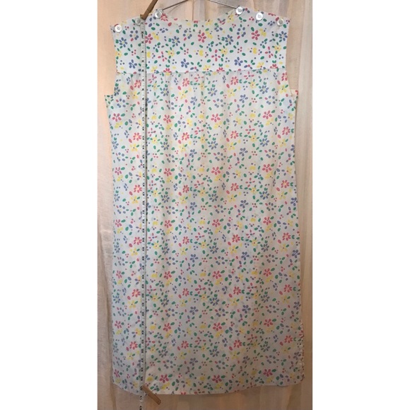 vintage handmade floral house dress medium large - Picture 7 of 7